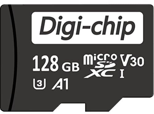 Digi-Chip 128GB Micro-SD Memory Card for Road Angel Dash Cam - Road Angel Go, Halo Ultra, Halo Drive, Halo Pro, Halo View, Halo Deluxe Dash Cam Camera Memory Card