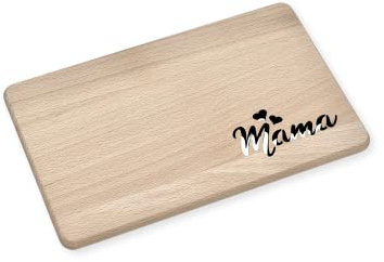 KATINGA Frühstücksbrett Mama Ausschnitt zum Muttertag (Mama)