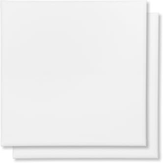 Schramm® 2 Stück Kanevas Keilrahmen in 9 verschiedenen Größen wählbar Keil Rahmen bespannt mit Baumwolle Leinwand Malen, Größe:40 x 40 cm