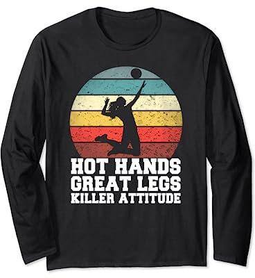 Volleyball Kleidung Volleyballer Outfit Beachvolleyball Langarmshirt