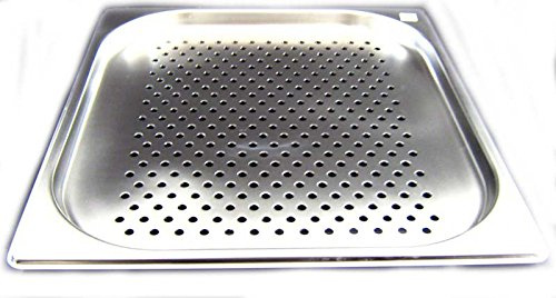 AcMax GN 2/3 Gastronormbehälter GN-Behälter Edelstahl Tiefe 20mm gelocht Gastronorm