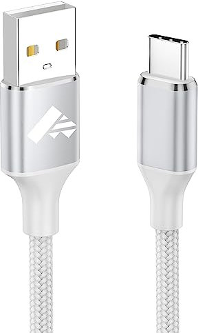 Cavo USB Type-C 2 Metri Carica Caricatore Filo Tipo C 3A Ricarica Rapida Caricabatterie Cavo USB C per Samsung Galaxy S21 S20 S22 A13 A32 A40 A53 A72 A02s,MacBook,Switch,Cavetto USB Cellulare C