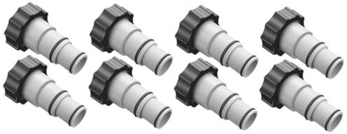 Toddmomy 8pcs Pool Filter Pump Adapter Connector for Swimming Pools Easy Installation Sealing Cost-efficient Maintenance Accessory