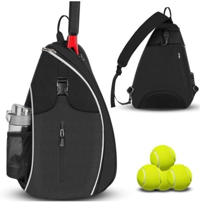 QIUPFGUT Borsa Per Racchette Da Tennis, Zaino Da Tennis, Badminton, Padel, Pickleball, Squash, Borsa Di Trasporto Per 2 Racchette