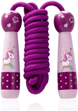 GDFHBD 1 Piece Of Purple Jump Rope, Cartoon Children'S Rope, Fun Children'S Toys, Fashionable Fitness Equipment.