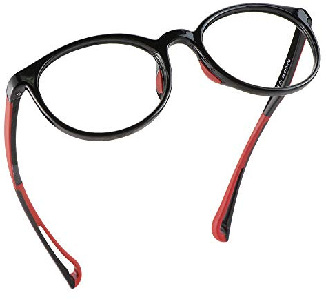 LifeArt Kid Blue Light Blocking Glasses, Filter 85% of Blue Light, Computer Glasses (Black)