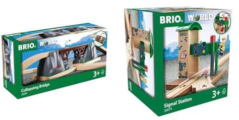 BRIO 63339100 Einsturzbrücke & World 33674 - Signal Station