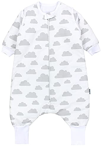 TupTam Baby Schlafsack mit Beinen und Ärmeln OEKO-TEX zertifizierte Materialien, Winterschlafsack 2,5 TOG Unisex