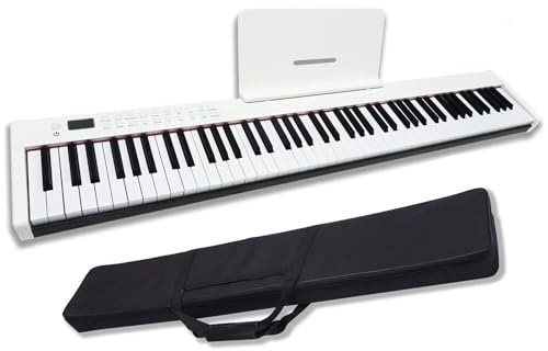 ZAMASS Piano Electrónico Teclado De Piano Digital Piano Portátil 88 Teclas Teclado De Teclas Ponderadas Piano Instrumentos Musicales (Color : 02)