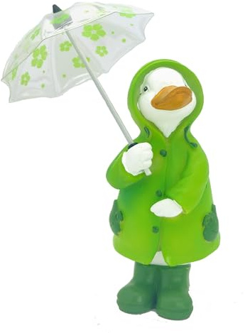 Etlemonde Spring Decor Duck Figurine Statue Cute Resin Green Ducks Gifts-Shelf Office Home Decor