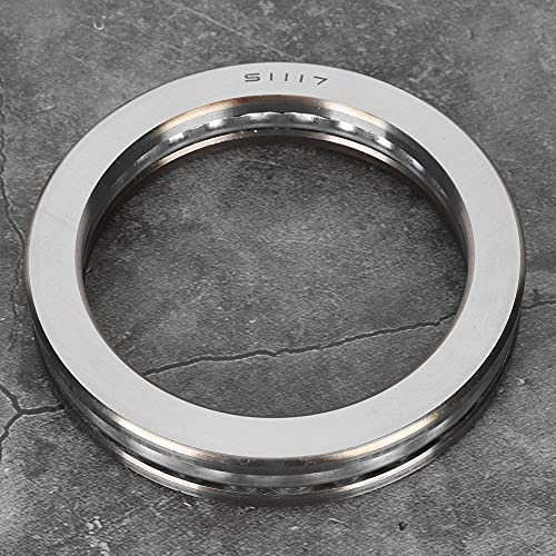 YWBL-WH Axial Ball Bearing S51117, Flat Axial Ball Thrust, Single Direction, Steel, 85mm x 110mm x 19mm, Low Linear Bearings