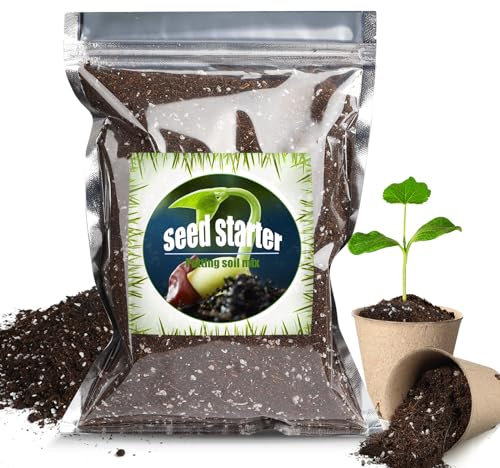 Organic Seed Starter Premium Potting Soil Mix 2L, All Natural Seed Starter Mix for Fast Germination and Vigorous Seedlings with Strong Root Systems