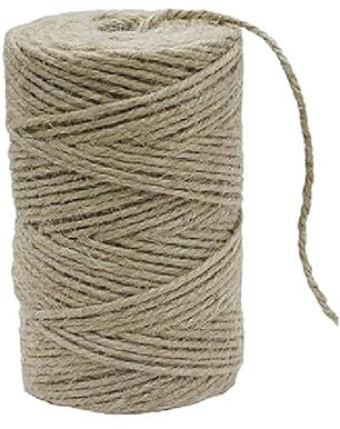 Garten Seil 100 m/Rolle Jute-Schnur, braune Schnur, Jute-Seil, langlebiges Verpackungsschnur-Seil for DIY-Handwerk, Geschenk, Gartenarbeit, Hochzeitsdekoration