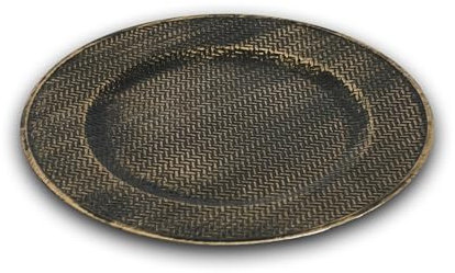 Sottopiatto Arpimex brushato gold colore bronzo in plastica 33cm