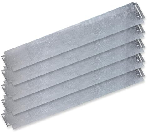 Rasenkante Zink 105x14cm Silber 30 Meter
