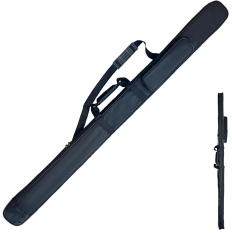HJHUUA 150cm schwarze Schwerttasche, einlagig, Platz für 1 Schwert, wasserdichter Oxford-Stoff-Rucksack, Schwerttasche für Langschwert, Katana, Bokken, Tai-Chi-Schwert
