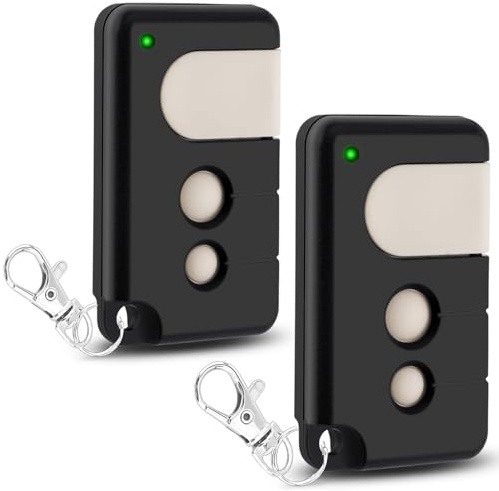 2 Stück für Chamberlain 84335: Garagentor-Handsender-Ersatz, 433,92 MHz | Mit Schlüsselanhänger, Anleitung; 3 Tasten, einfache Programmierung; kompatibel mit Motorlift ML510EV ML700EV ML1000EV