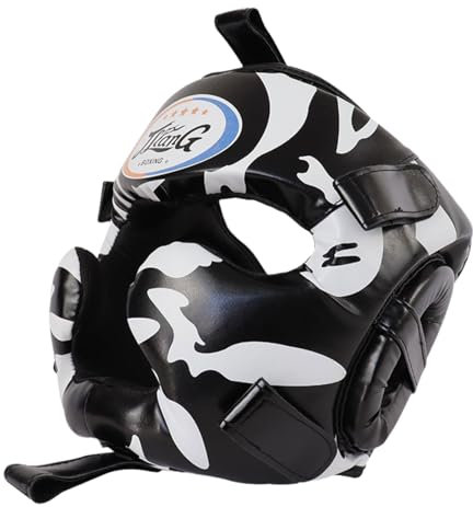 Enigmaire Boxhelm FüR Erwachsene,Boxhelm FüR Sparring,Boxhelm,Kopfschutz,Einstellbar,Geringes Gewicht,Geeignet FüR Verletzungsfreies Sparring,Boxen,Mixed Martial Arts Und Kampfsportarten