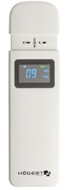 HÖGERT TECHNIK Taschen-Alkoholtester, kompakt, präziser Halbleitersensor, 10 s Betriebszeit, 0-0,19% BAC, leicht, tragbar, einfache Bedienung