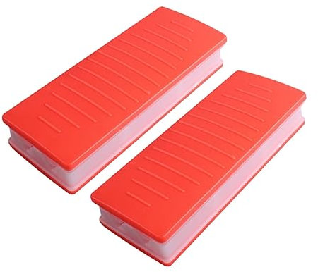 Happyyami 2 Pièces brochette de barbecue galetiere cuisix barbecue arrosticini barbecues brochette viande rôtissoire tacos cuisinier gril planches gadget de cuisine outil de barbecue Orange