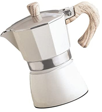 Garneck Caffettiera Da 300 Ml Con Filtro in Alluminio Portatile Senza Manico Sicura Ideale Per La Cucina