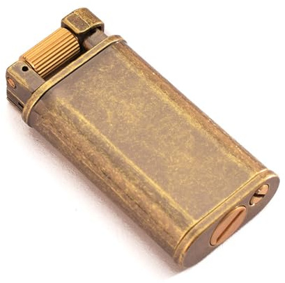 Vintage Kerosin Feuerstein Feuerzeug Messing Old Style Kerzenfeuerzeug (Bronze)