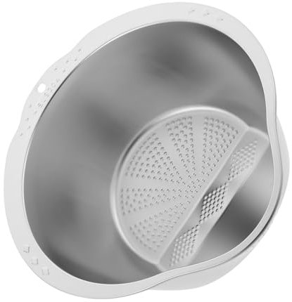 CHICAMPERA Scolapasta Acciaio Inossidabile Piatto Da Cucina Per Lavare Frutta e Verdura Scolabrodo Con Design Elegante Facile Da Pulire e Resistente Alla Deformazione