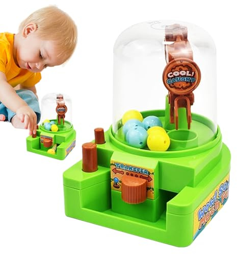 Yulokdwi Claw Machine for Kids | Claw Machine Vending Toy Candy Dispenser - Prize Dispenser Small Candy Grabber Arcade Game for Teens Birthday Party Toddler Primary Kindergarten