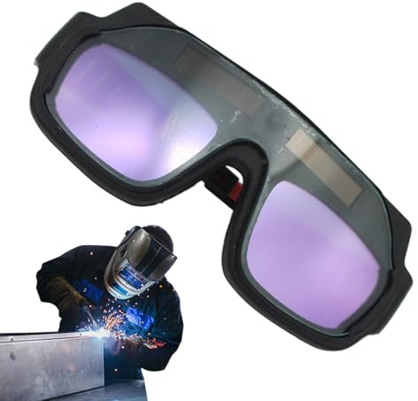 keloppasit Gafas De Corte Por Plasma,Gafas Antichoque | Resistentes A Salpicaduras Y Arañazos Auto Oscurecimiento Visión Real Para Carpintería Soldadura TIG Esmerilado Construcción Corte Plasma