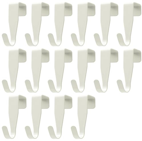 DvBCNMe Ganchos para ventanas, 16 unidades, ganchos para colgar ventanas, ganchos para puertas, ganchos para ventanas, para decoración, prácticos ganchos para colgar para ropa y utensilios de cocina