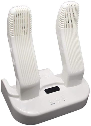 UV Ozone Shoe Sterilizer Dryer with Heating Dehumidification Timer for Boots Gloves Odor Elimination