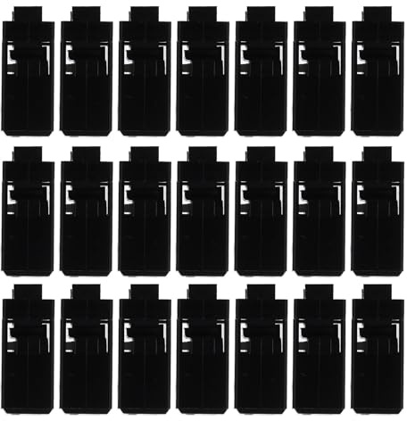 Baluue 100pcs Universal Press-type Trash Can Lid Clips Garbage Bin Lock Latch Pins Replacement for Waste Basket and Diaper Pail Cover Accessories