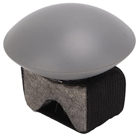 Drfeify Instrument de Percussion, Shaker de Doigt de Tambour Africain en Plastique pour les Amateurs de Musique de Performance Rythmique (GRAY)