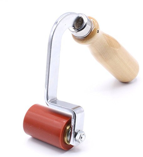 Profi Qualität Andrückrolle 45mm abgewinkelt Silikon Andrückwalze Andrück Rolle Kantenumleimer Folie Dachdecker Schweißwerkzeug