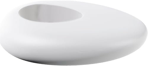 Degardo® Blumentopf groß beleuchtet I LED Blumentopf maximal bruchsicher I Pflanzkübel Made in DE I Pflanztopf für Innen und Außen I Pflanzstein frostsicher I Blumenkübel I Storus I weiß