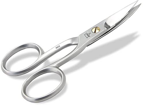 Fußnagelschere mit einseitiger Mikroverzahnung Nagelschere Rostfreier Edelstahl Maniküre Pediküre Schere mit leicht gebogener Schnittfläche Extra Scharf zum präzisen Schneiden von Starken Fußnägeln