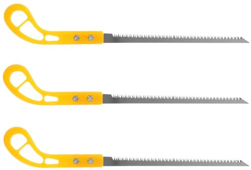 DOITOOL 3pièces Scie À Main Mini Pour Bois Outil De Jardinage Polyvalent Pour Élagage Et Camping Design Compact Et Léger Scie Japonaise Pour Coupe Précise Des Arbres