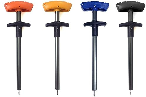 Angelhaken Entferner Disgorger - 17cm Aluminiumlegierung Angelhaken-Entferner, Leicht zu Erreichen, Angelwerkzeug, Orange