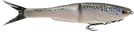 Berkley PowerBait Nessie Glide Bait, Rainbow Trout, 9 in, Fishing Bait with Irresistible Flavor, Soft Swimbait Ideal for Bass Fishing, Equipped with Fusion19 Hook