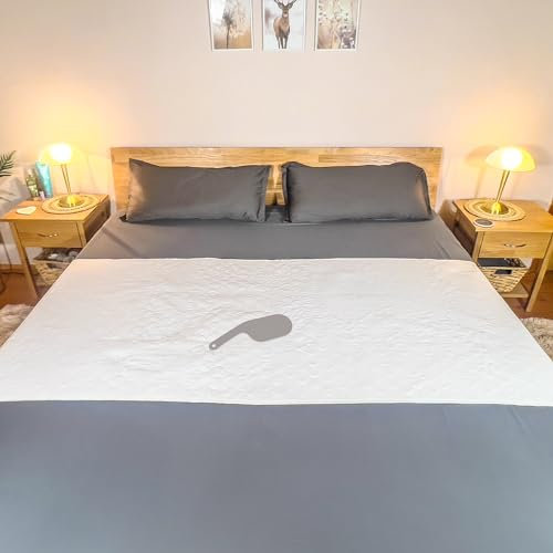 Dry Joy® Wasserdichte, waschbare Betteinlagen für Inkontinenz, Queen-Size-Größe 152,4 x 91,4 cm – wiederverwendbare Urinierunterlagen für Erwachsene, Matratzenschoner, Spannfutter und Unterlagen –