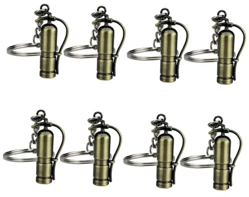 PRETYZOOM 8 Stk Feuerwehr mann Schlüssel anhänger Hammer Schlüsselanhänger Feuerwehr Charme Schlüsselanhänger Feuerwehrmann Auto charms anhänger Taschenanhänger