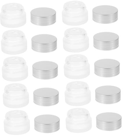 Beatifufu 10pièces Bouteille Vide Pour Crème Petit Récipient Verre Boîte à Crème Lot De Bouteilles Vides Pour Voyage Et Usage Quotidien