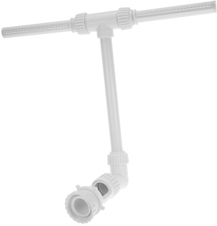 OFFSCH Fountain à Double Tête pour Piscine Et Jardin Accessoires De Fontaine Support De Fontaine Remplaçable pour Bassin Et Piscine Installation Facile Et Nettoyage Pratique