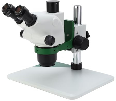 Microscope composé Binoculaire Zoom 6.5-65X, Microscope Numérique Grossissement d'image 3D Caméra USB pour Laboratoire