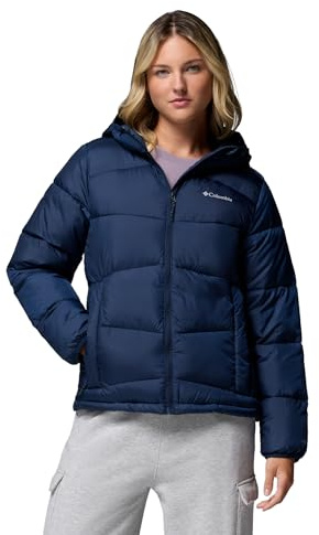 Columbia Fivemile Butte Chaqueta con Capucha, Reflectante Omniheat, Omnishield, Thermarator Reciclado, Resistente al Agua, Dobladillo Ajustable, Bolsillos Seguros - Mujer