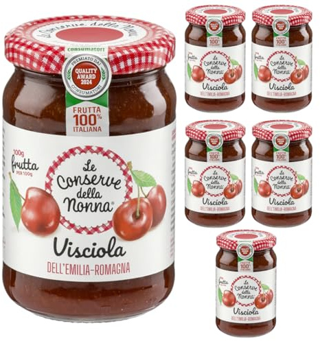 Le Conserve della Nonna Confettura di Visciole dell'Emilia 340g - Confezione da 6