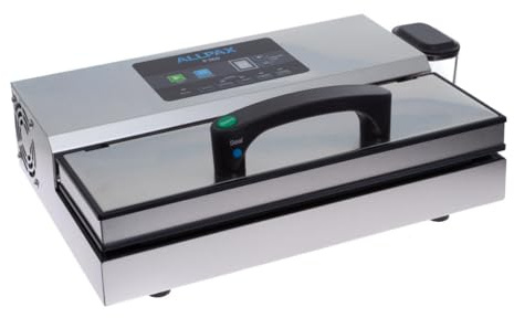 Allpax Vakuumiergerät P 360, Folienschweißer für Lebensmittel & druckempfindliche Produkte, vakuumdichte Verpackungen zum Sous Vide Garen & Einfrieren, inkl. 100 Gratisbeuteln