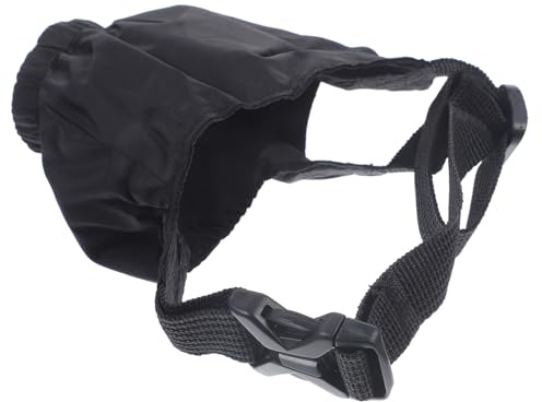 JEWEDECO Soft Pet Eye Mask Breathable Dog Blindfold with Elastic Mouth and Adjustable Buckle for Grooming and Cleaning Ears