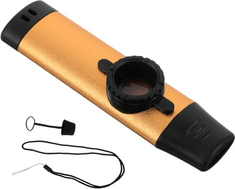 Baluue Metall Kazoo Satz für Anfänger Tragbares Musikinstrument mit Klarem Ton Leicht zu Lernen als Gitarren und Ukulelen Begleiter Festival Kazoo Geschenkset