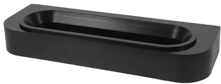 Garneck Bac de Récupération d'Eau pour Sorbetière Petit Format Accessoire en Plastique Solide Compatible Machines à Glace Pilée et Neige Fondante Bac d'Égouttage Facile à Nettoyer pour